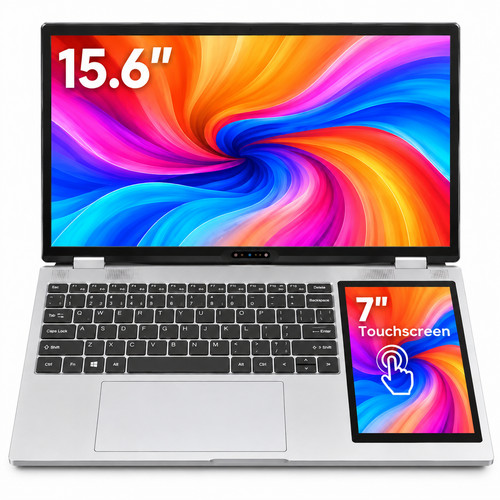 Dual screen laptop 7 - dual, 7"