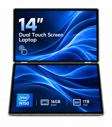 Xylore dual screen laptop - screen, 2x